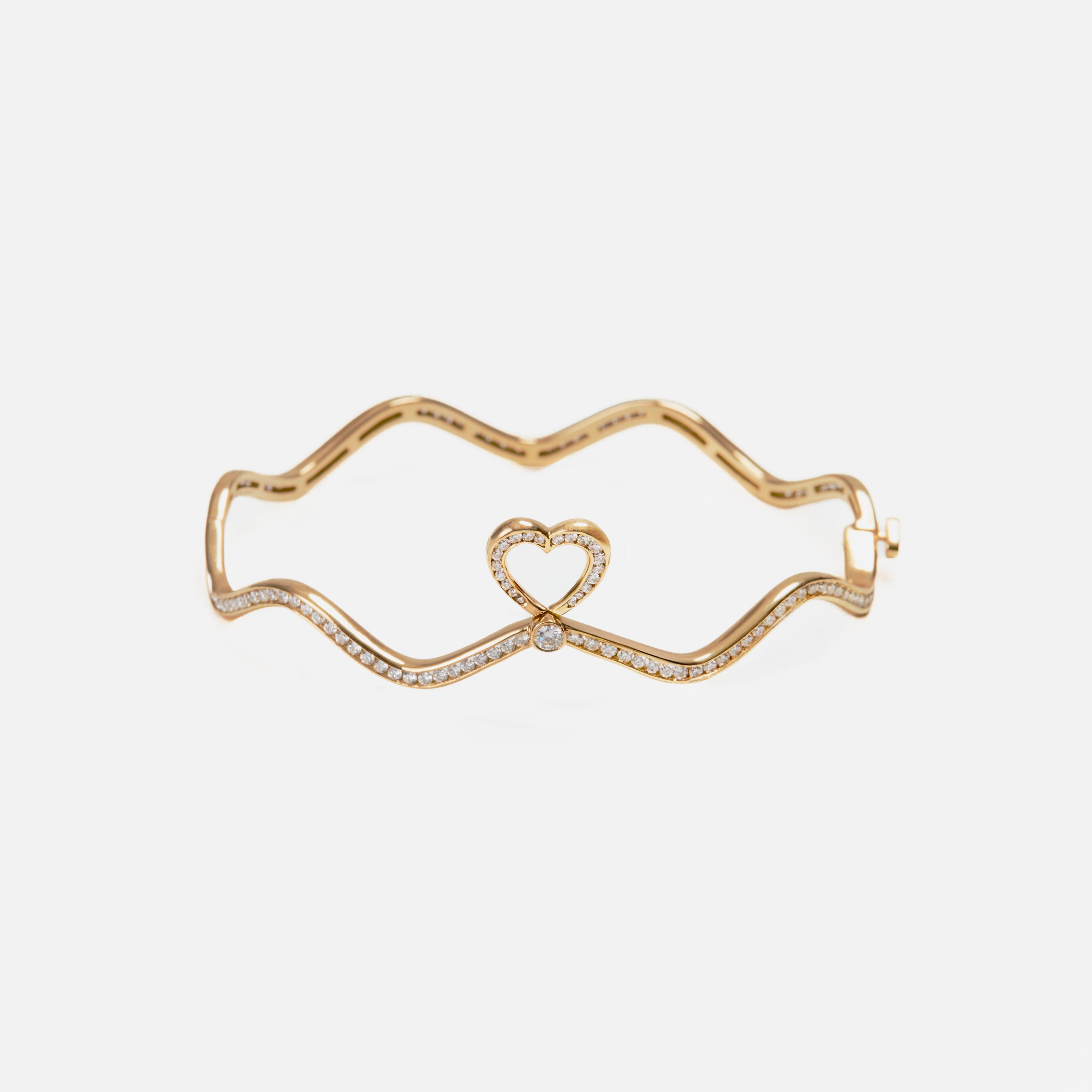 Single Heart Bangle