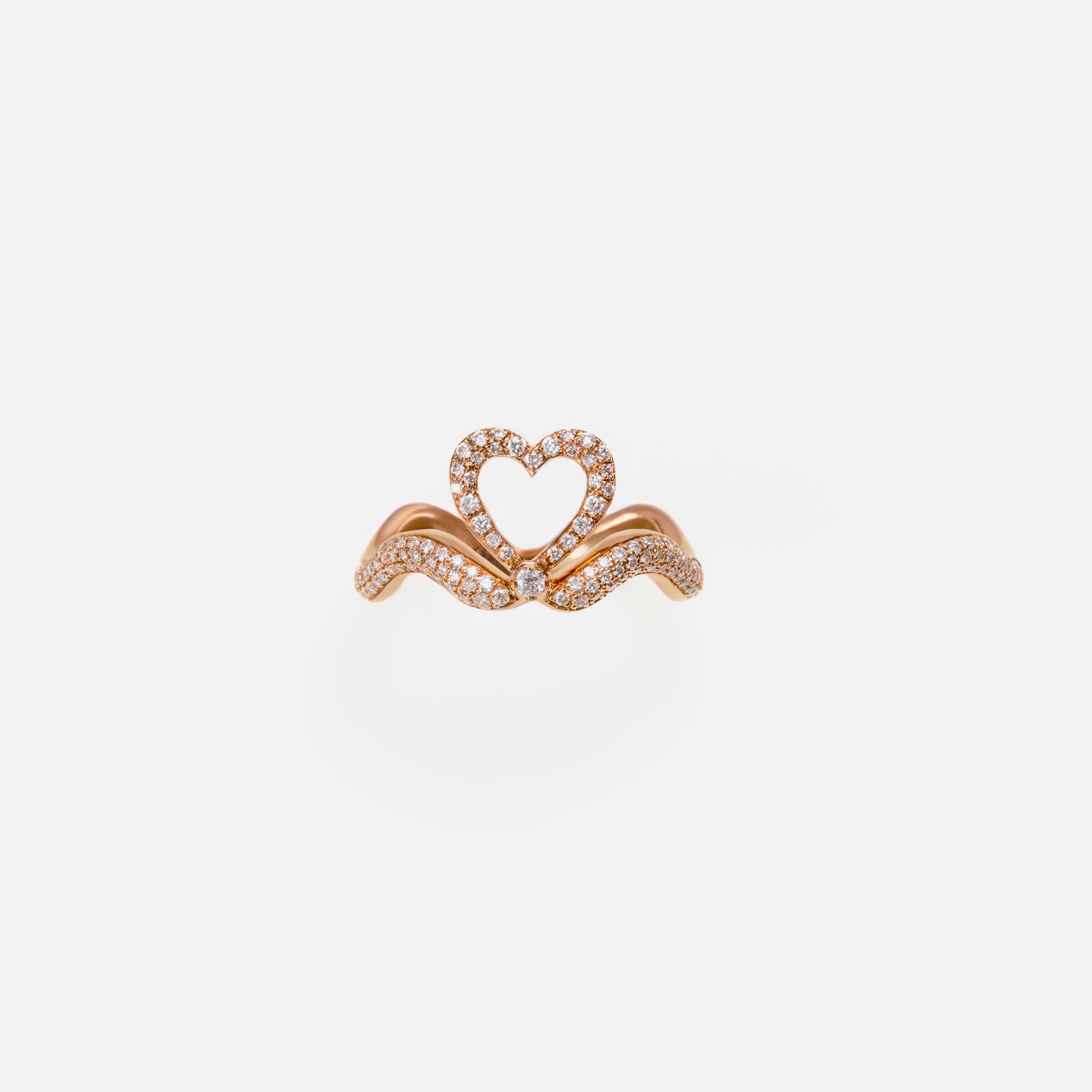 Heart Pavé Ring