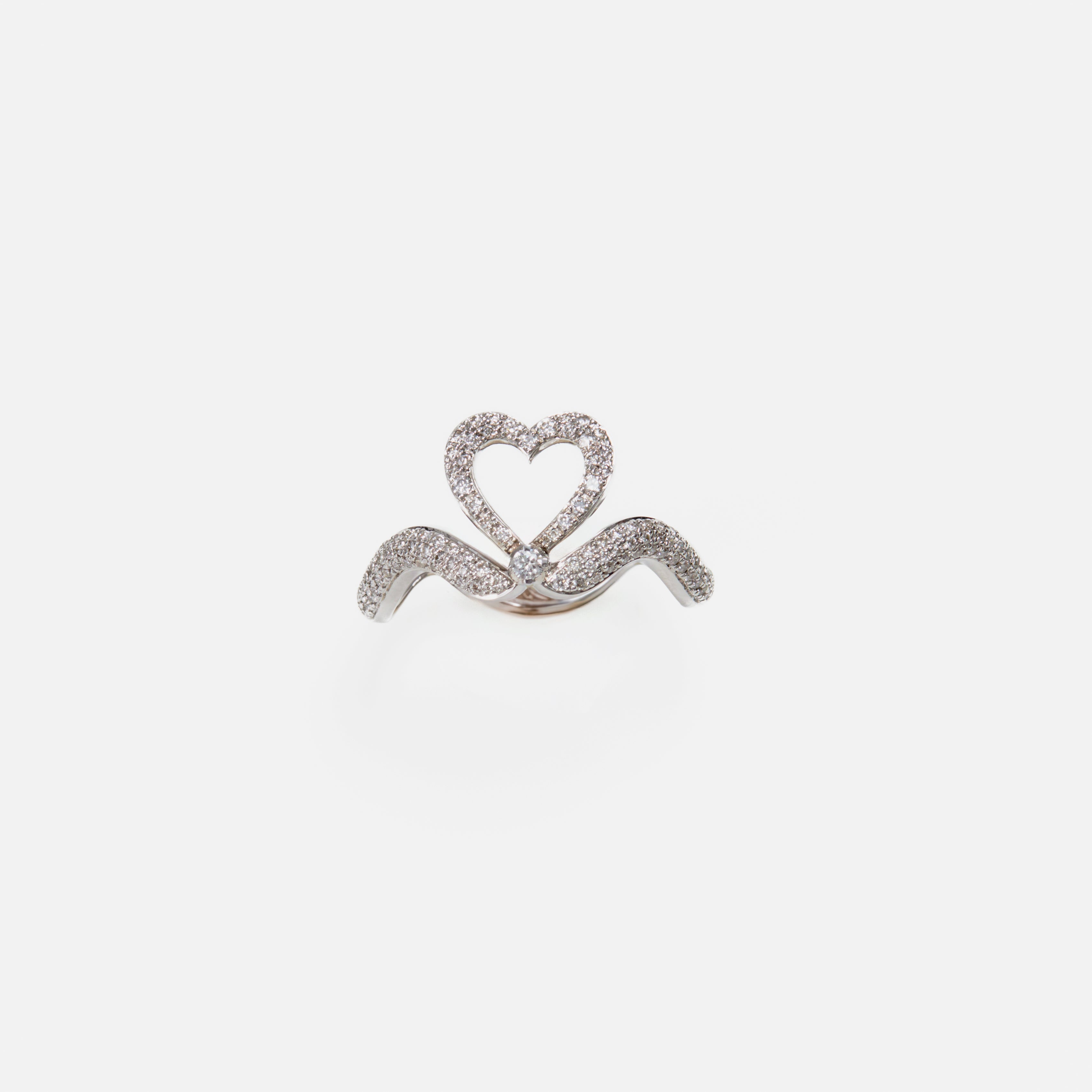 Heart Pavé Ring