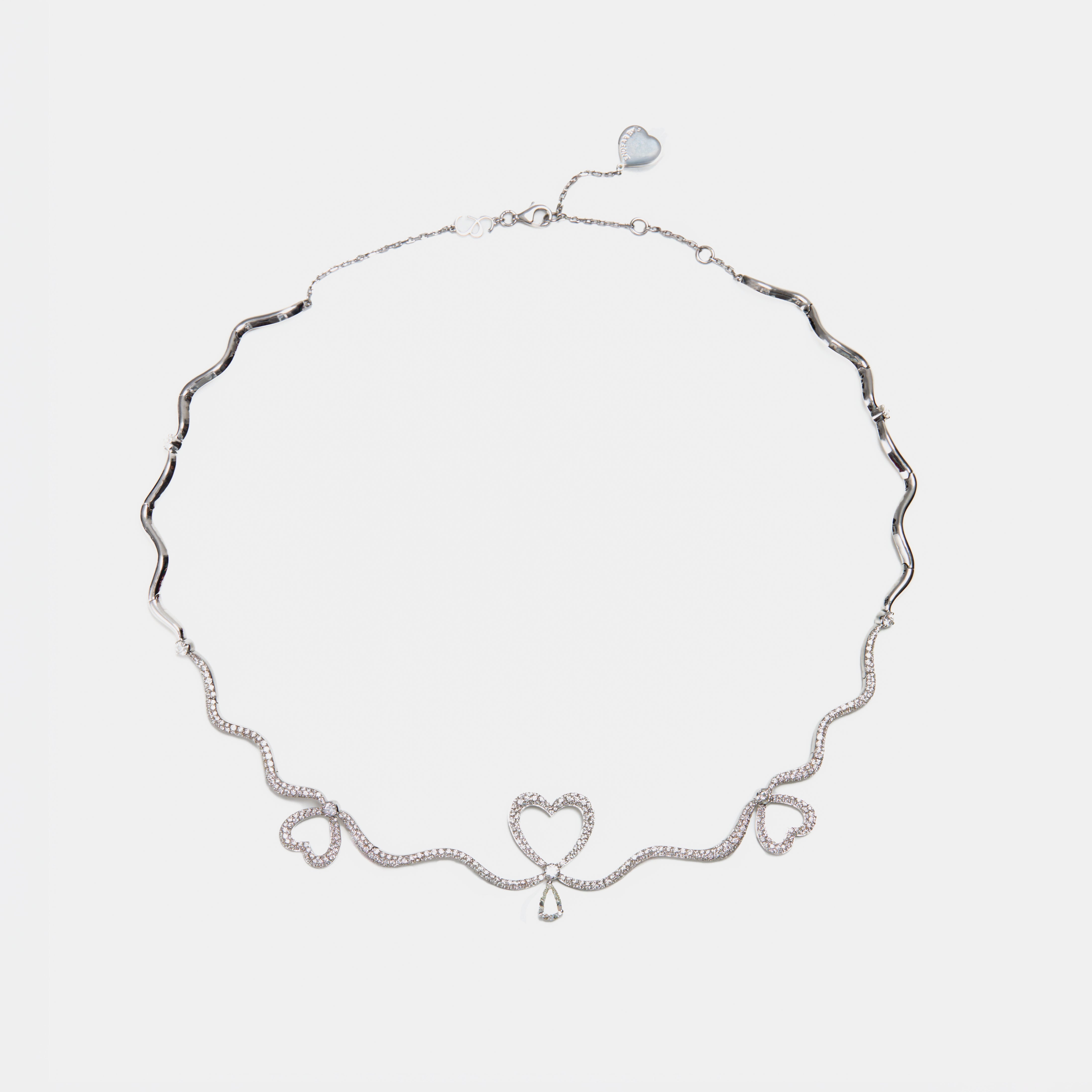 Heart Pavé Necklace