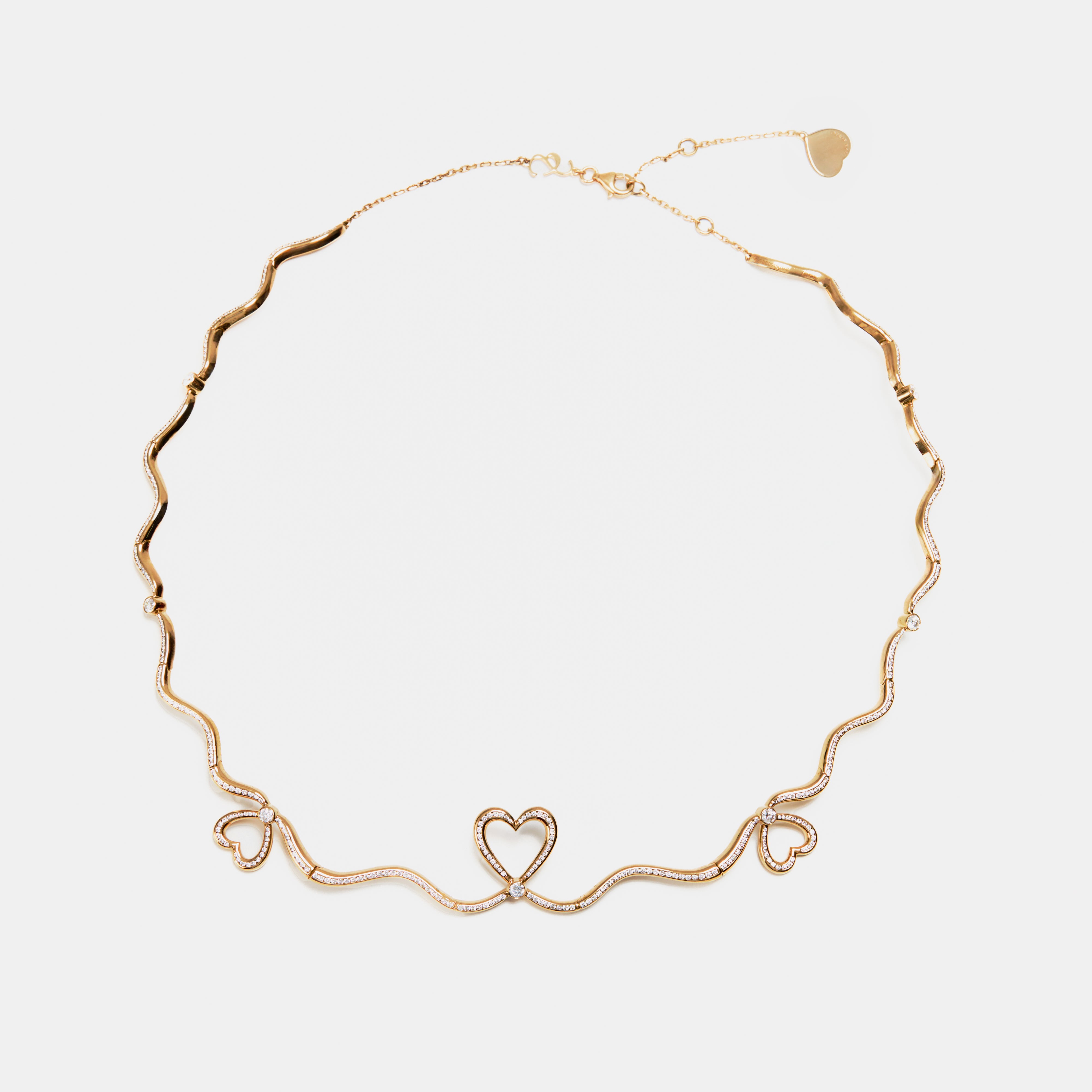 Heart Channel Necklace