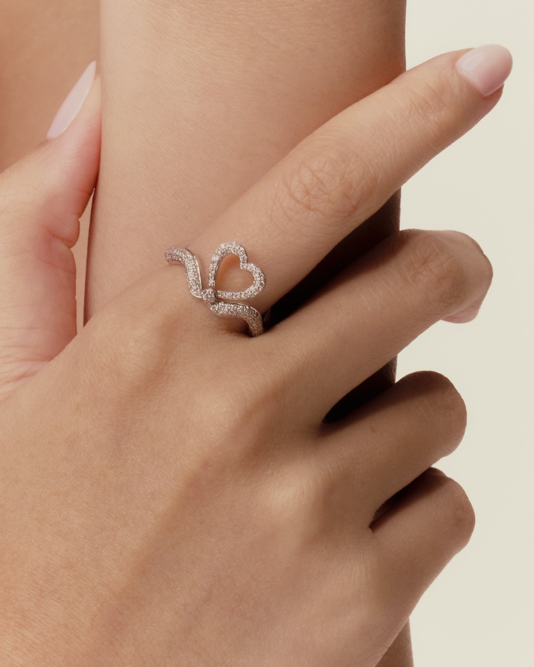 Heart Pavé Ring